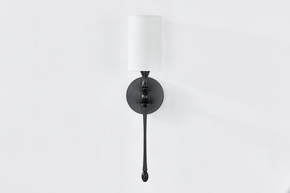 Hudson Valley Guilford Wall Sconce in Distressed Bronze, room setting 1