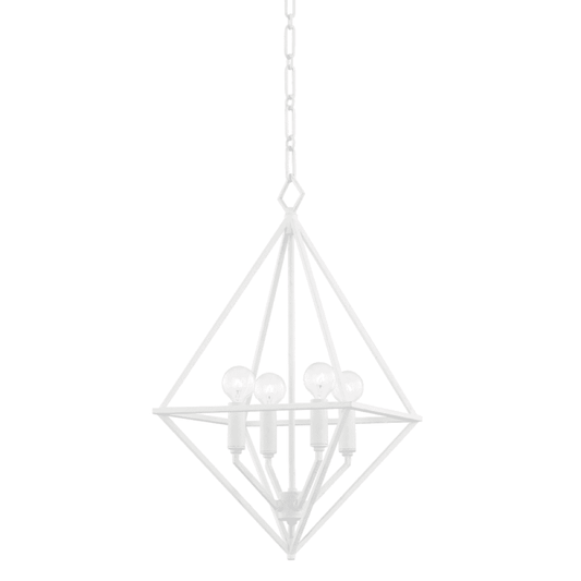 Hudson Valley Haines Pendant White