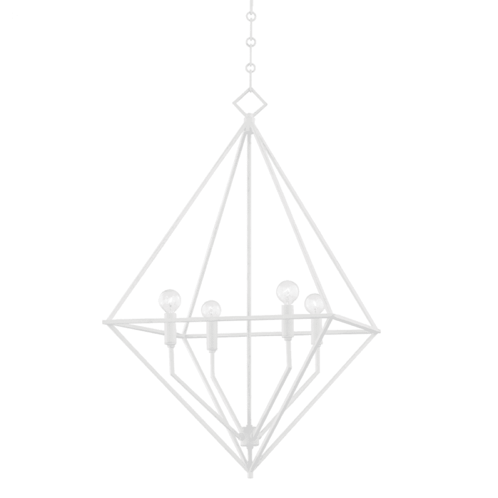 Hudson Valley Haines Pendant White 24"W x 32"H