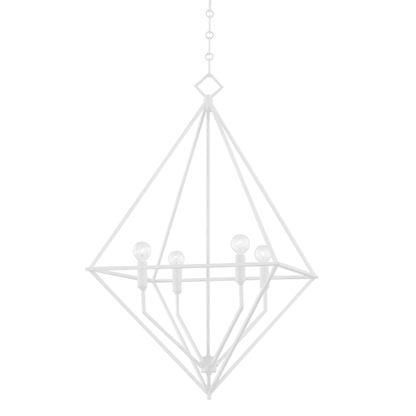 Hudson Valley Haines Pendant White 24"W x 32"H