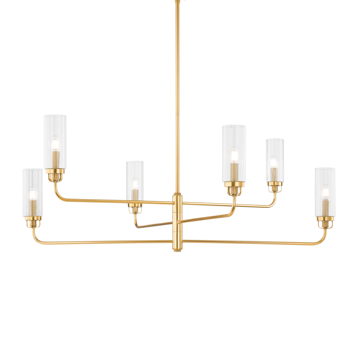 Hudson Valley Halifax 6-Light Chandelier Aged Brass