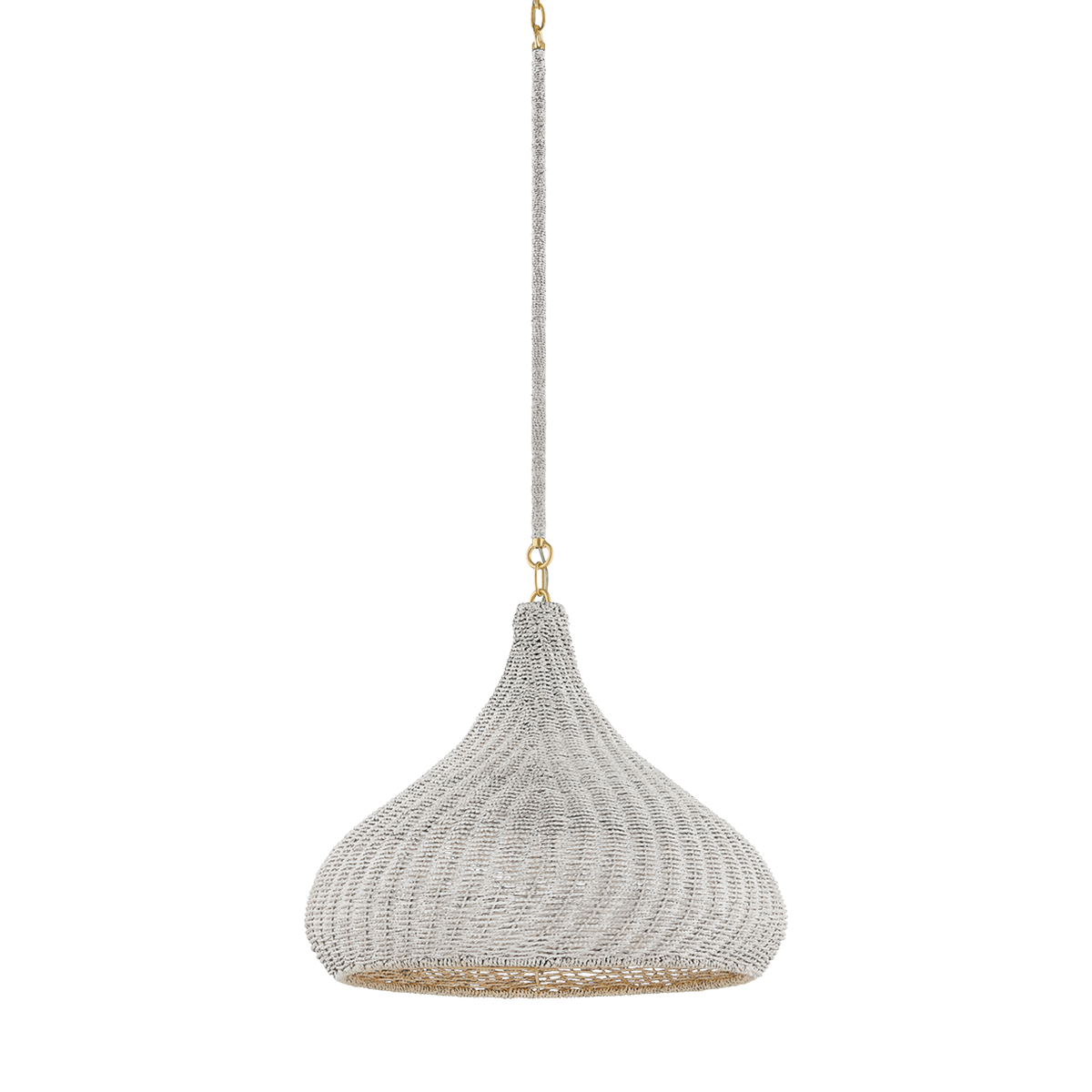 Hudson Valley Hampstead 20" Pendant Aged Brass