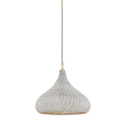 Hudson Valley Hampstead 20" Pendant Aged Brass