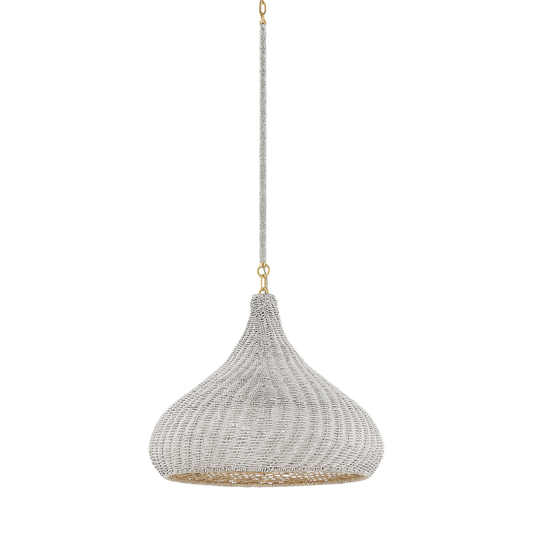 Hudson Valley Hampstead 20" Pendant Aged Brass