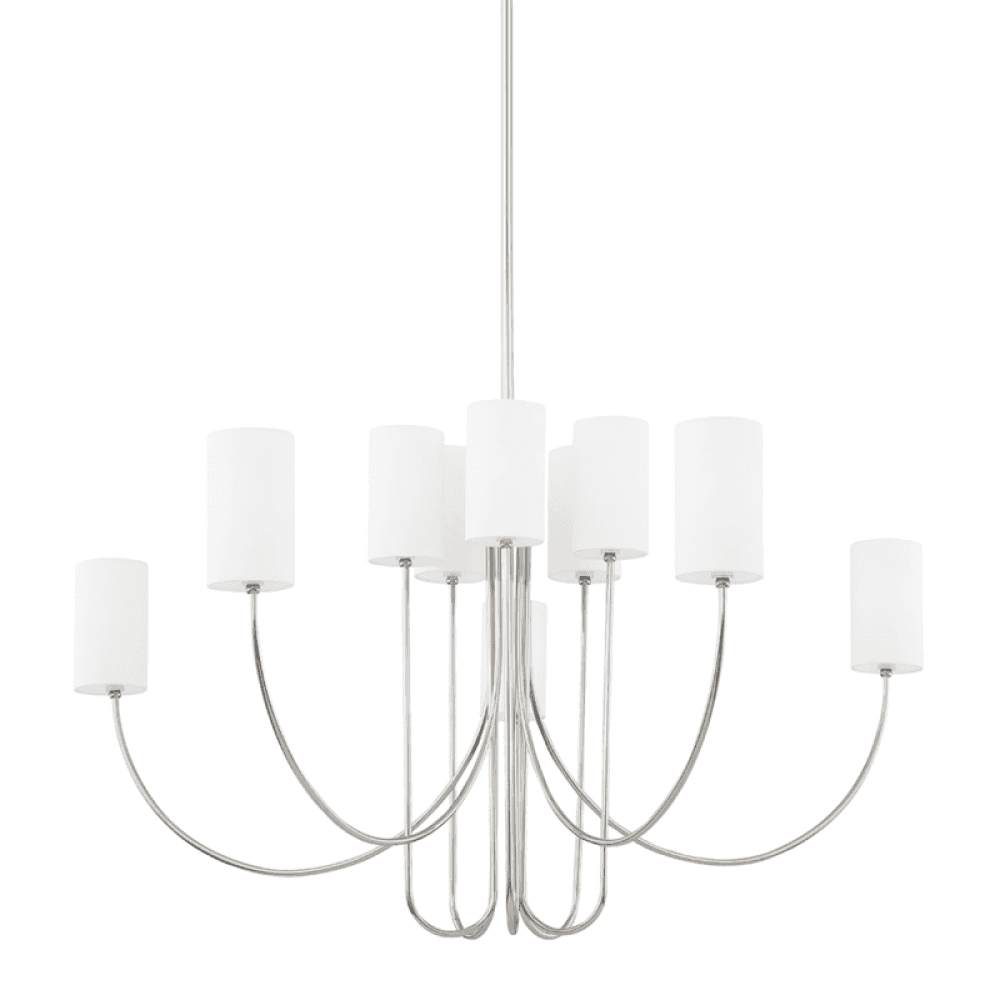 Hudson Valley Harlem Chandelier Nickel