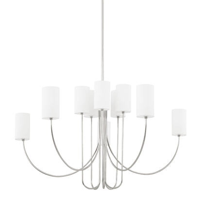 Hudson Valley Harlem Chandelier Nickel