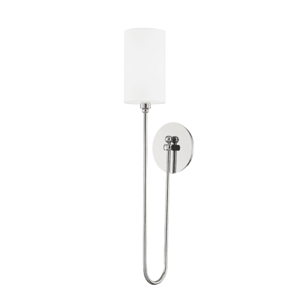 Hudson Valley Harlem Wall Sconce Nickel