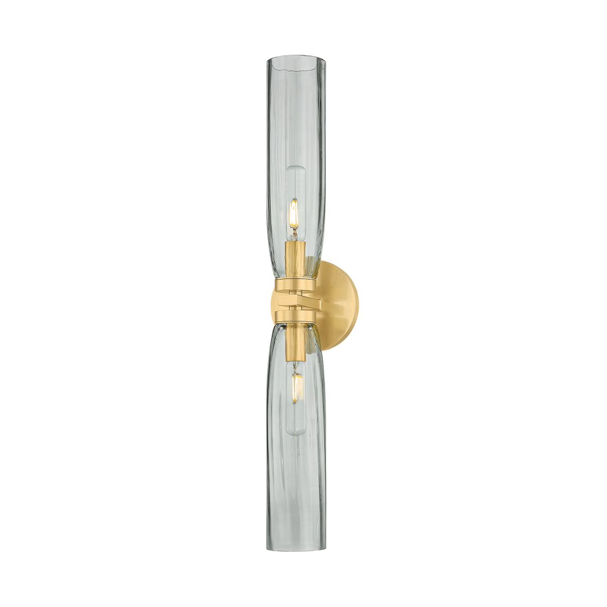 Hudson Valley Harpswell 2-Light Bath & Vanity Light Aged Brass