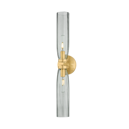 Hudson Valley Harpswell 2-Light Bath & Vanity Light Aged Brass