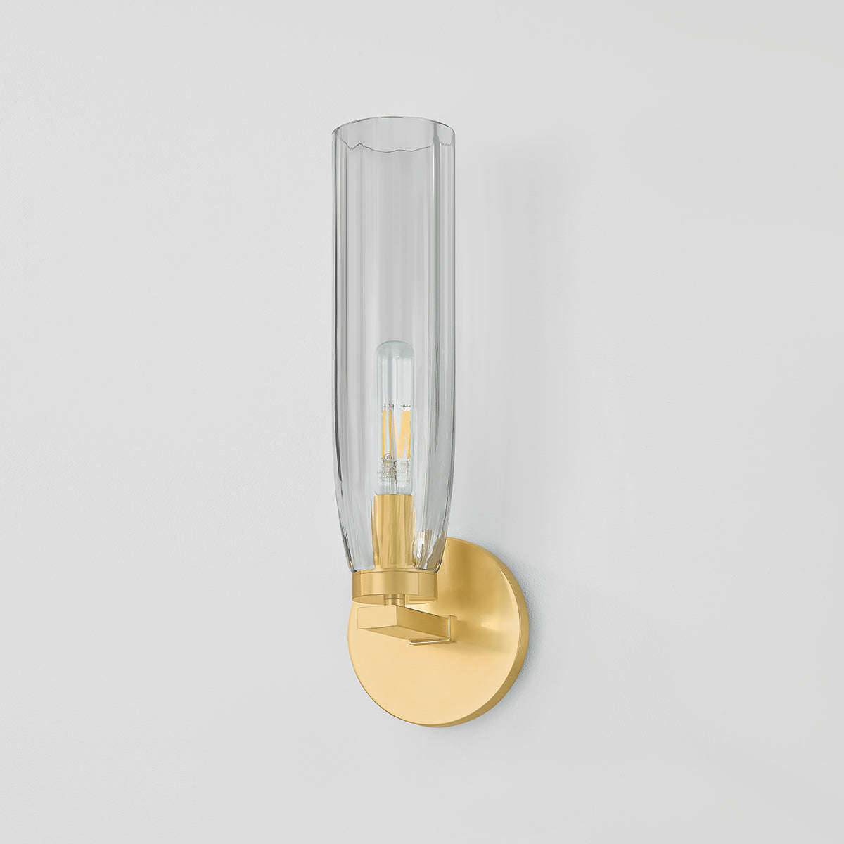 Hudson Valley Harpswell Bath & Vanity Light in Aged Brass, alternate view 1