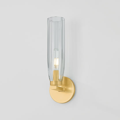 Hudson Valley Harpswell Bath & Vanity Light in Aged Brass, alternate view 2