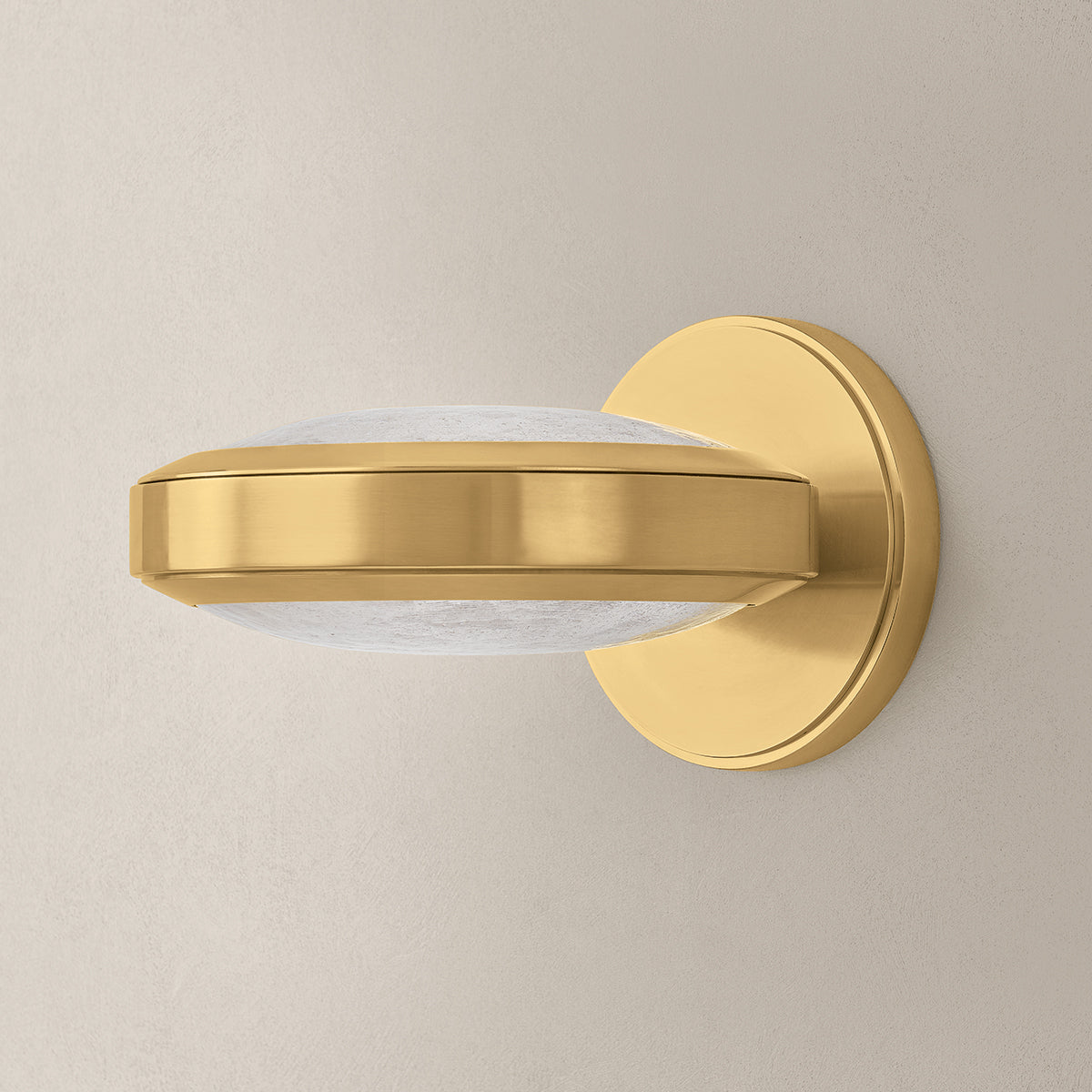 Hudson Valley Harris Wall Sconce in Aged Brass, alternate view 1
