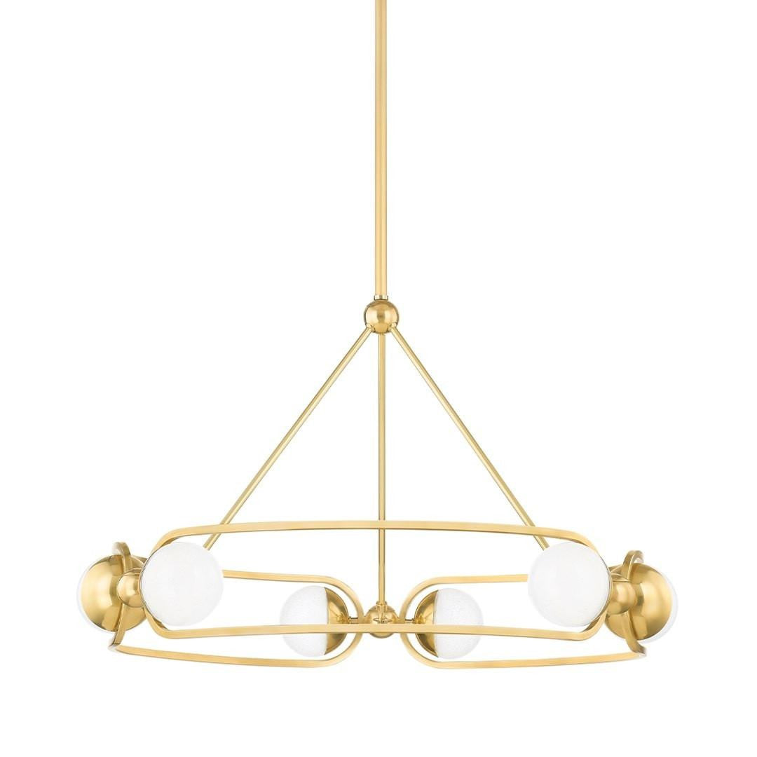 Hudson Valley Hartford Chandelier Aged Brass