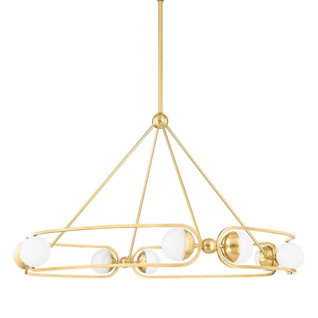 Hudson Valley Hartford Chandelier Aged Brass