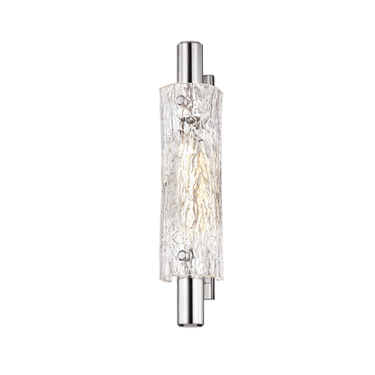 Hudson Valley Harwich 18" Tall Wall Sconce Polished Nickel