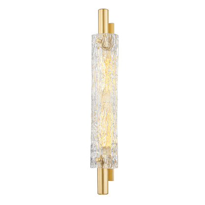 Hudson Valley Harwich 28.75" Tall Wall Sconce Aged Brass
