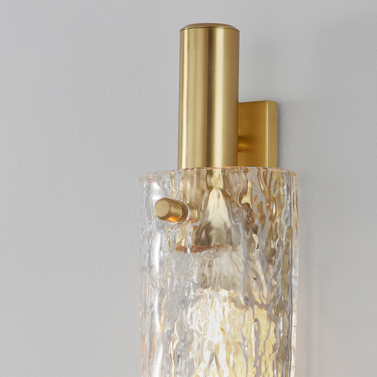Hudson Valley Harwich 28.75" Tall Wall Sconce in Aged Brass, alternate view 2