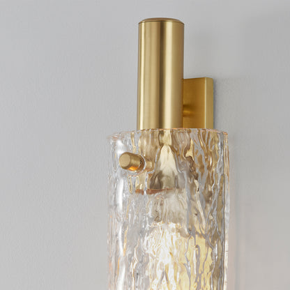 Hudson Valley Harwich 28.75" Tall Wall Sconce in Aged Brass, alternate view 2