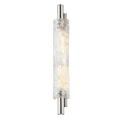 Hudson Valley Harwich 28.75" Tall Wall Sconce Polished Nickel