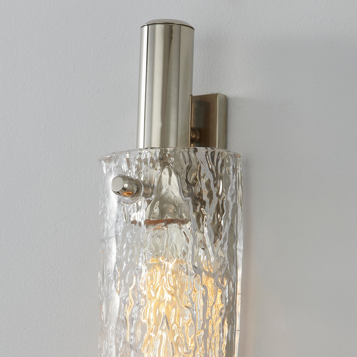 Hudson Valley Harwich 28.75" Tall Wall Sconce in Polished Nickel, alternate view 1