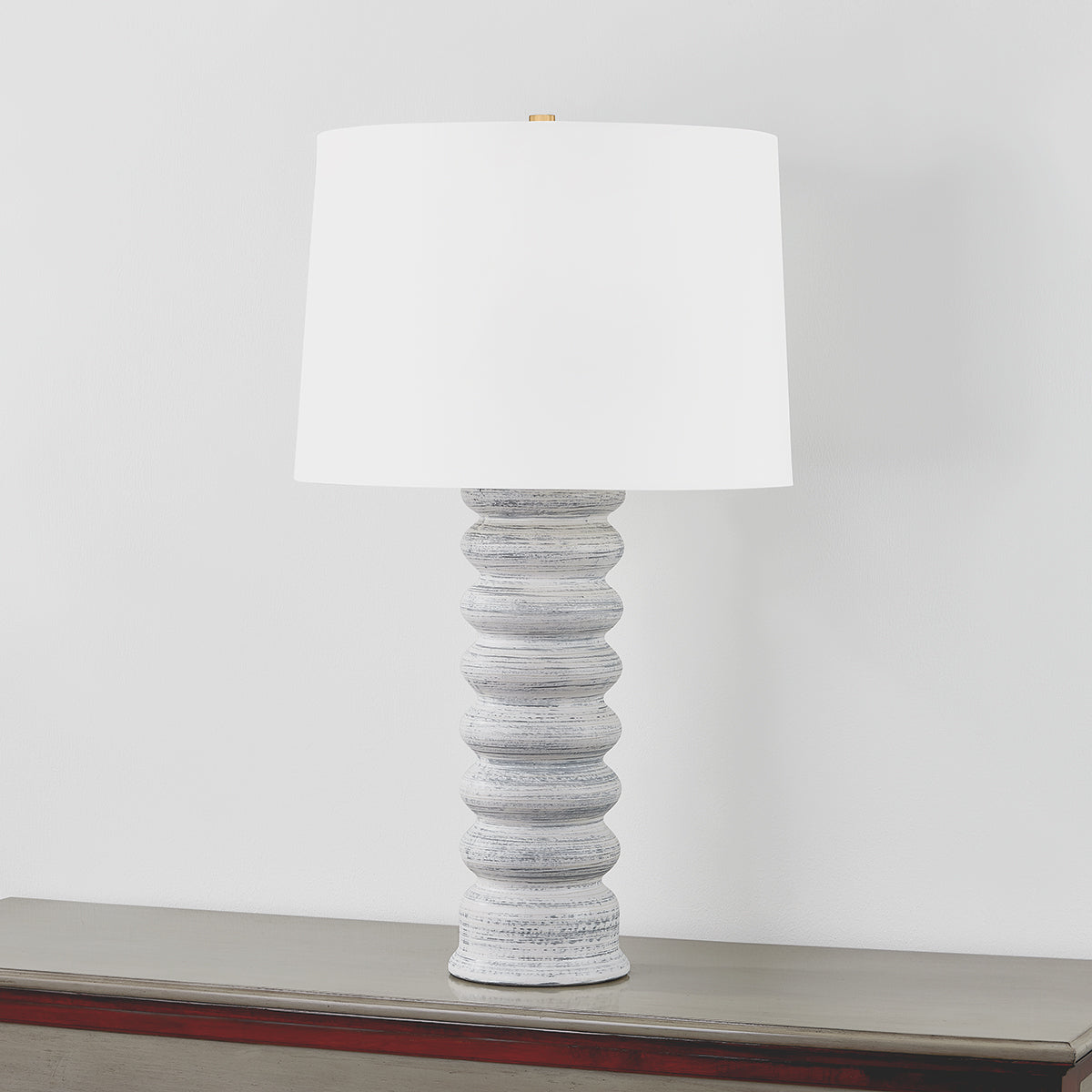 Hudson Valley Harwinton Table Lamp in Aged Brass, alternate view 1