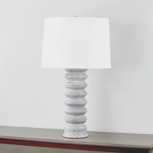 Hudson Valley Harwinton Table Lamp in Aged Brass, alternate view 1