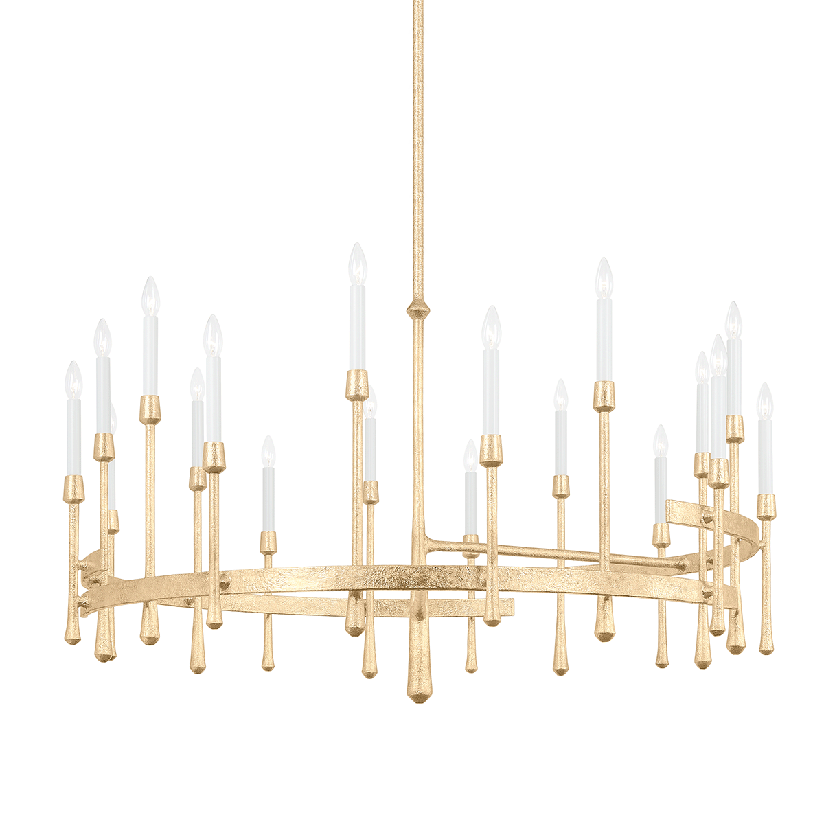 Hudson Valley Hathaway 18-Light Chandelier Vintage Gold Leaf