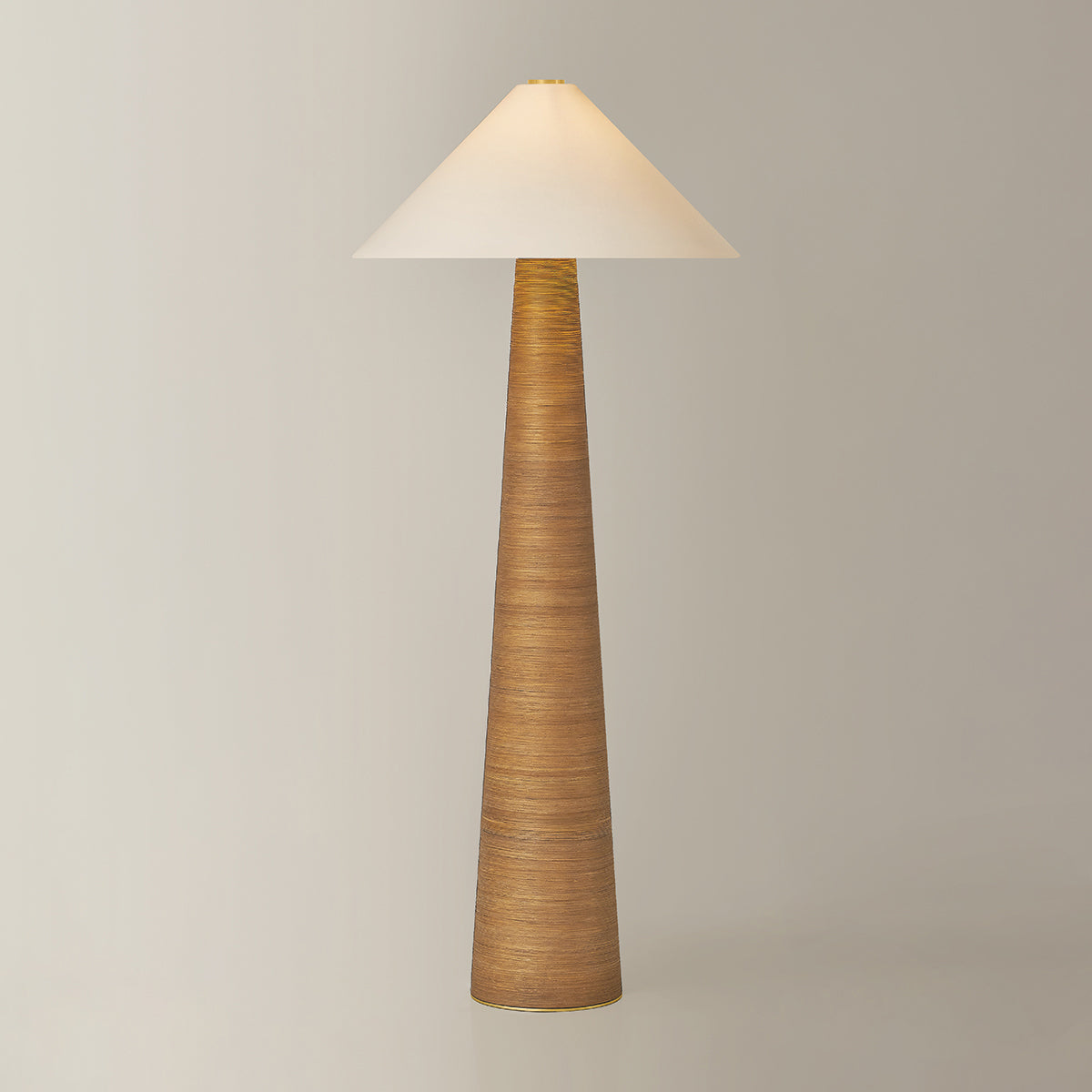 Hudson Valley Haviland Floor Lamp in Aged Brass, alternate view 2