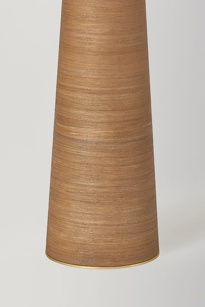 Hudson Valley Haviland Floor Lamp in Aged Brass, room setting 2