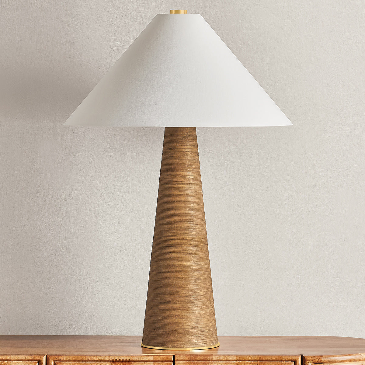 Hudson Valley Haviland Table Lamp in Aged Brass, alternate view 1