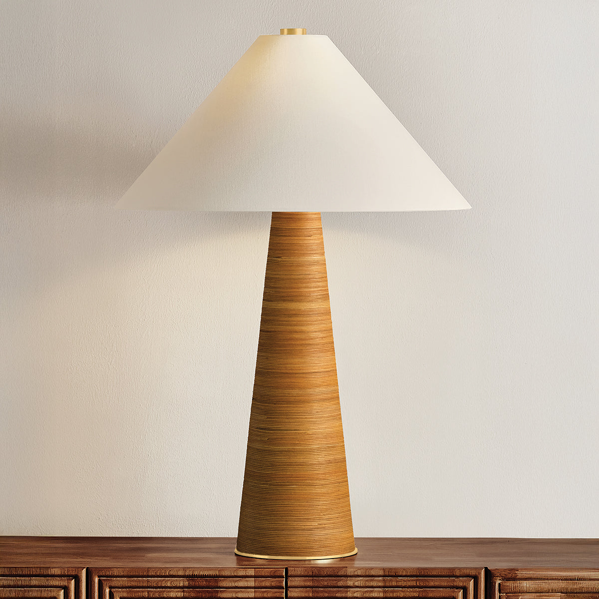 Hudson Valley Haviland Table Lamp in Aged Brass, alternate view 2