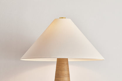 Hudson Valley Haviland Table Lamp in Aged Brass, room setting 1