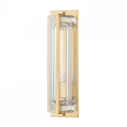 Hudson Valley Hawkins Wall Sconce Aged Brass