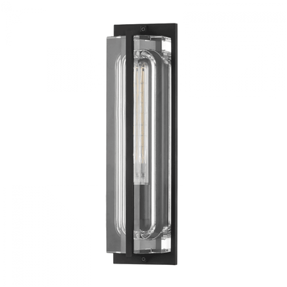 Hudson Valley Hawkins Wall Sconce Black Brass