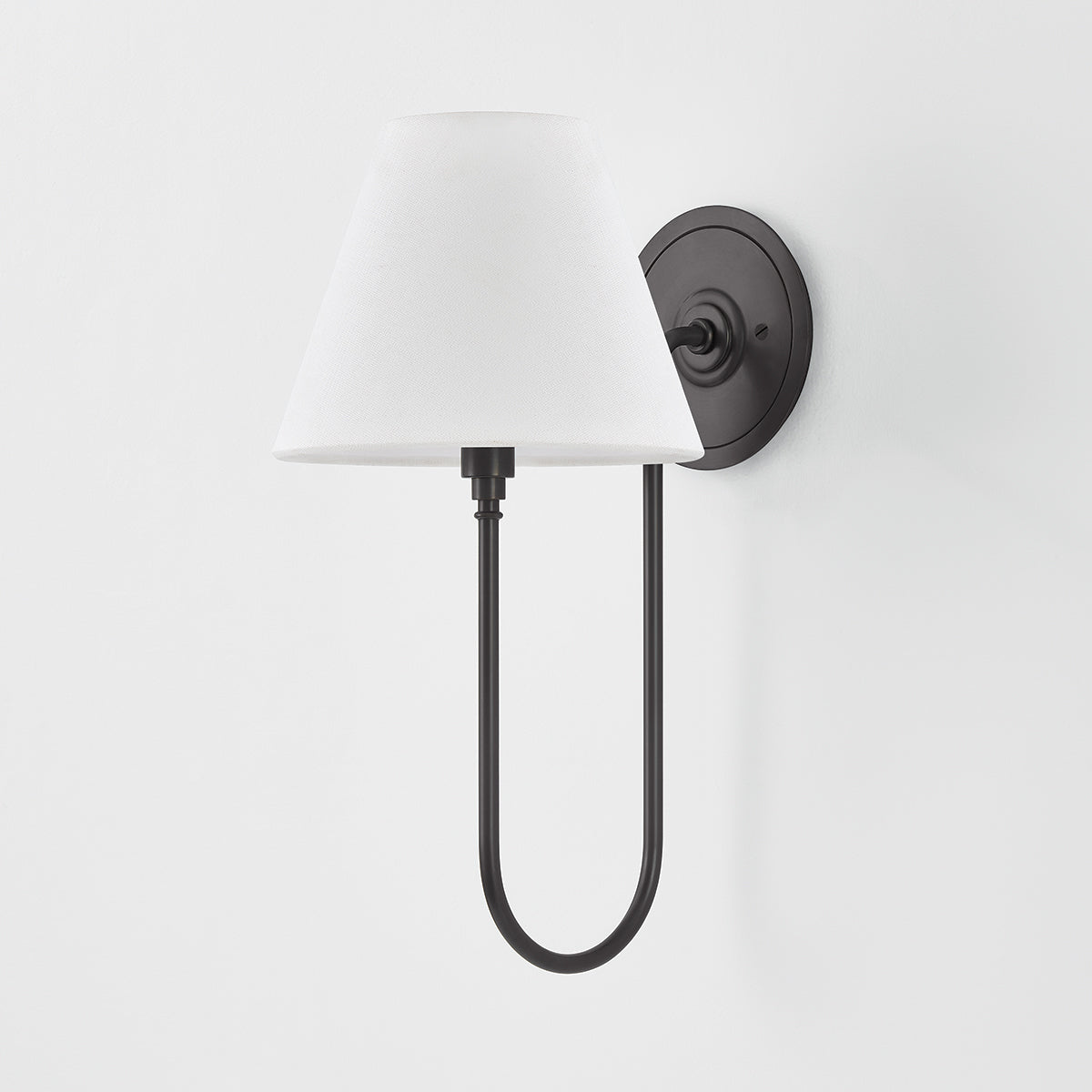 Hudson Valley Hawthorne Wall Sconce in Distressed Bronze, alternate view 1