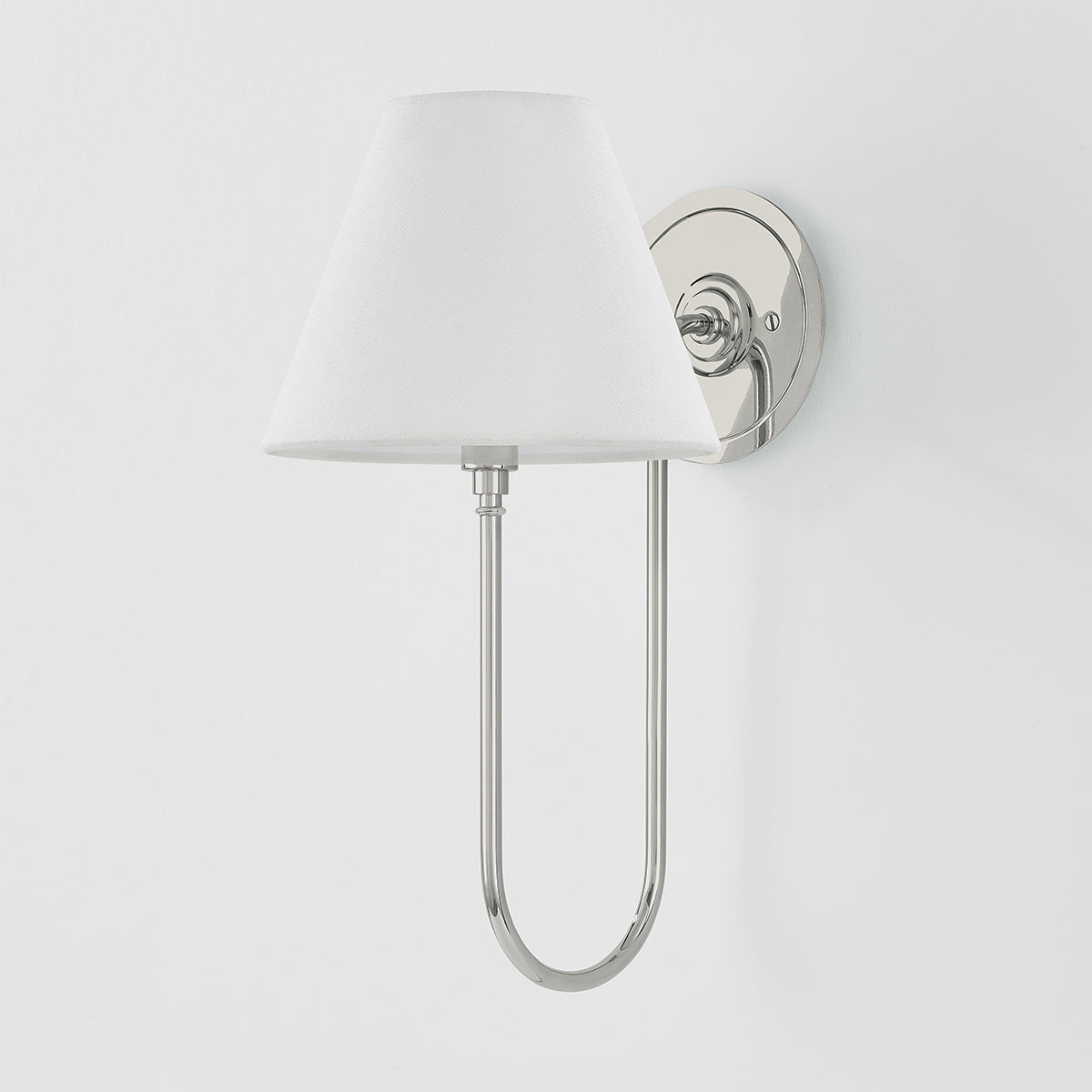 Hudson Valley Hawthorne Wall Sconce in Polished Nickel, alternate view 1