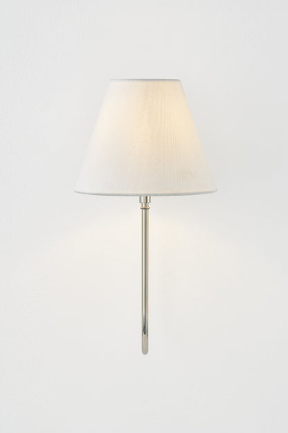 Hudson Valley Hawthorne Wall Sconce in Polished Nickel, room setting 1