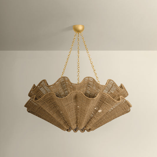 Hudson Valley Hayworth 8-Light Chandelier in Vintage Gold Leaf, alternate view 1