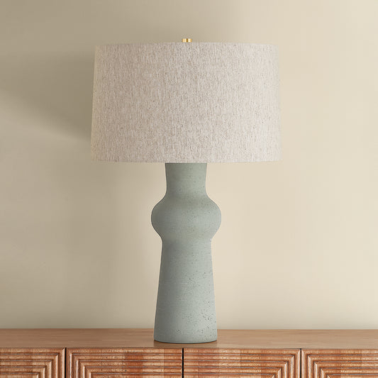 Hudson Valley Heathway Table Lamp in Aged Brass, alternate view 1