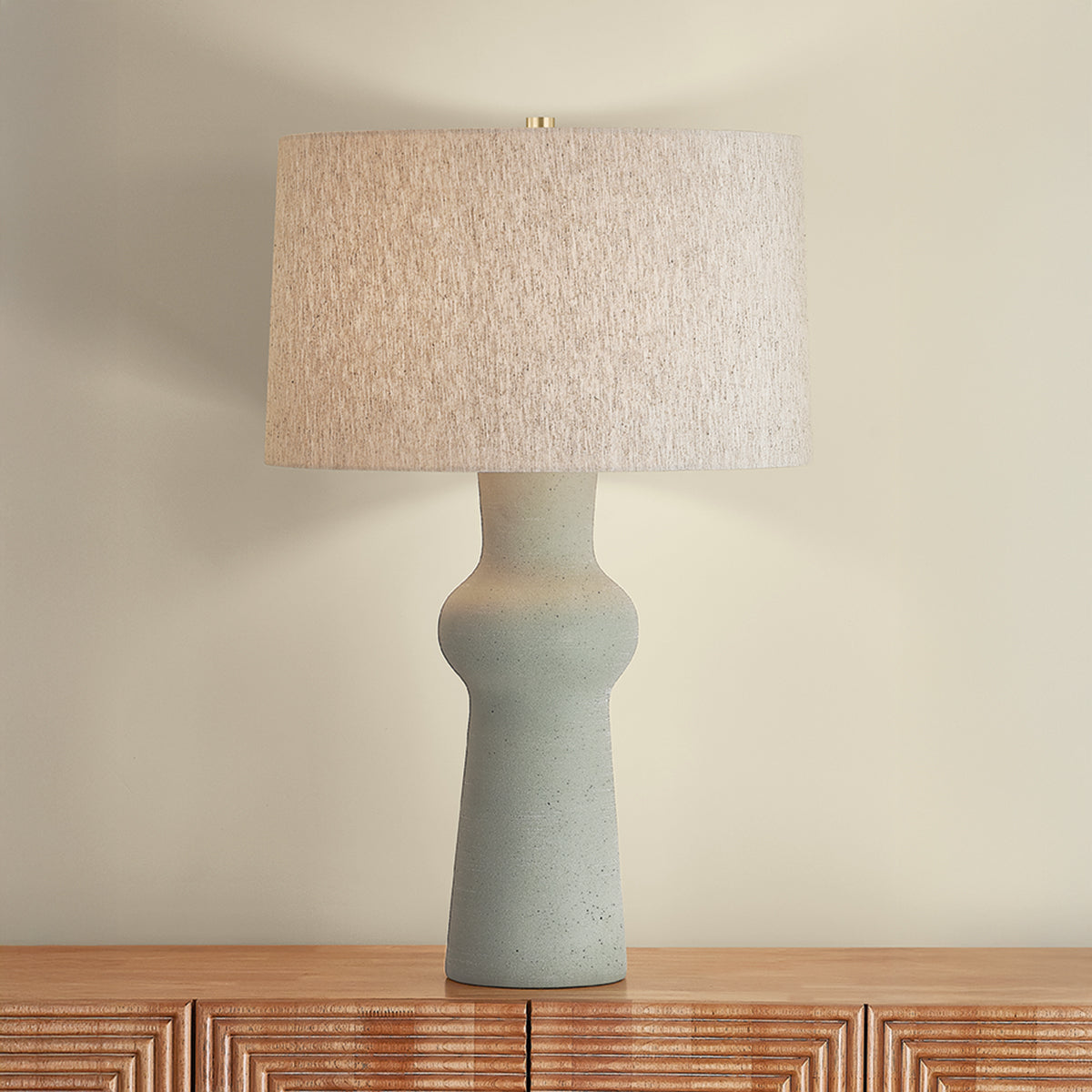 Hudson Valley Heathway Table Lamp in Aged Brass, alternate view 2