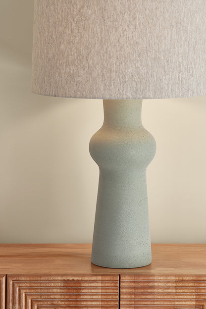 Hudson Valley Heathway Table Lamp in Aged Brass, room setting 3