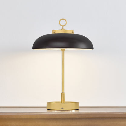 Hudson Valley Hector Table Lamp in Aged Brass / Distressed Bronze, alternate view 2