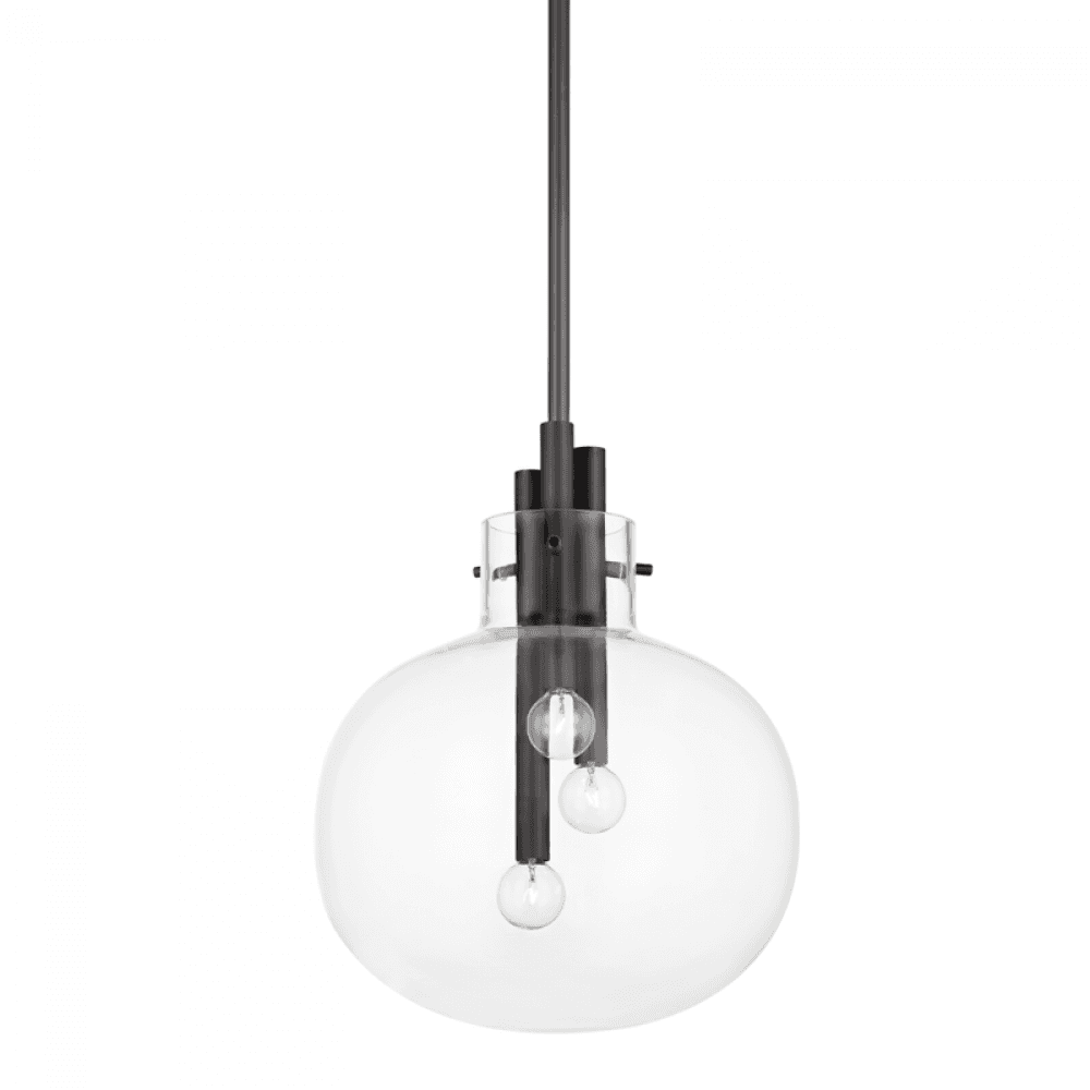 Hudson Valley Hempstead Pendant Black Brass