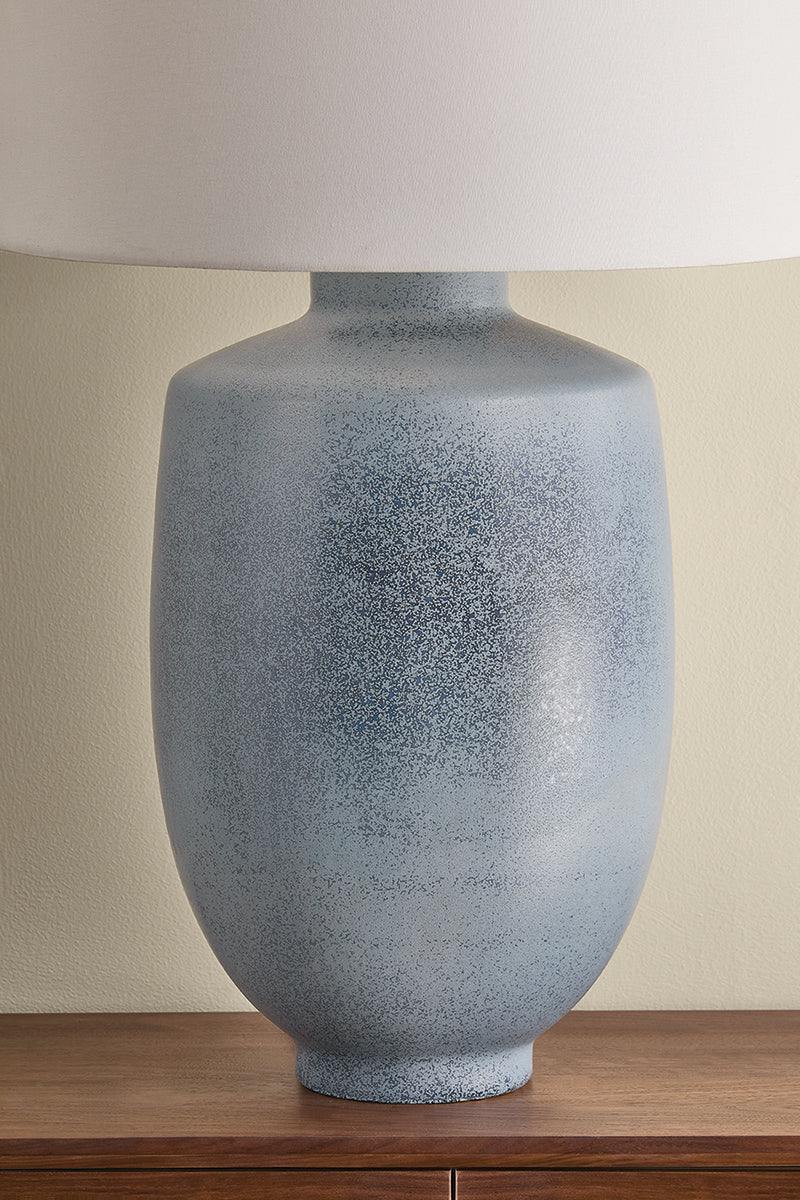 Hudson Valley Hensonville Table Lamp in Aged Brass, room setting 1