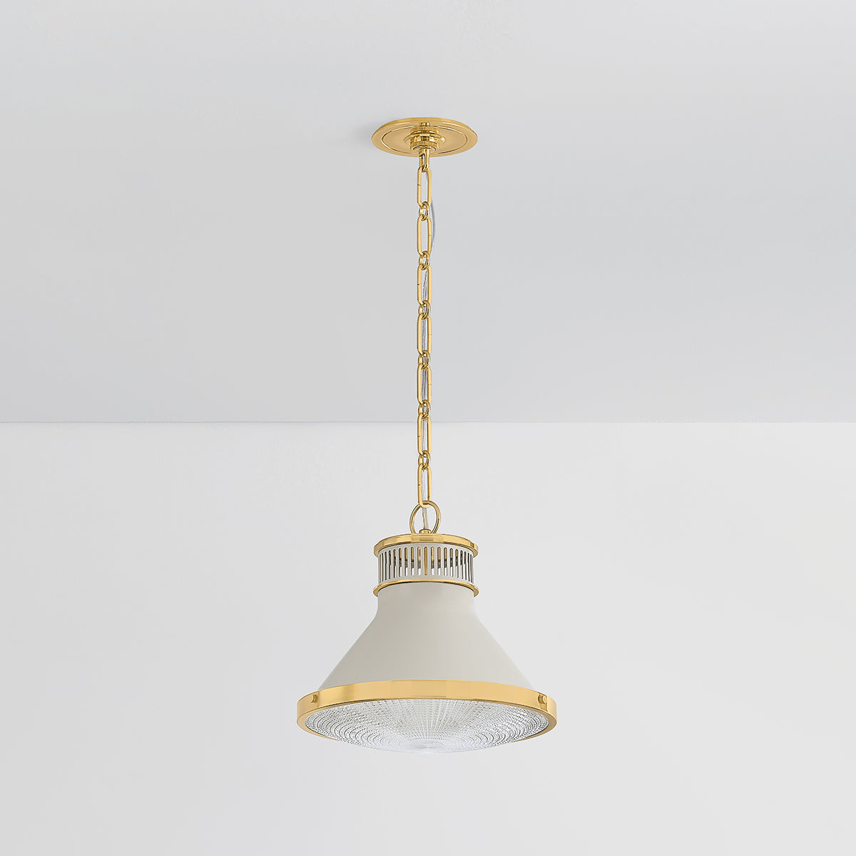 Hudson Valley Highclere 12.75" Pendant in Aged Brass, alternate view 3