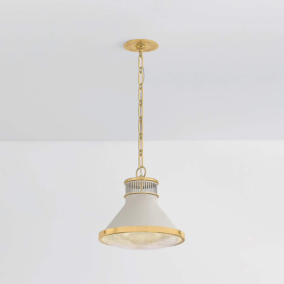 Hudson Valley Highclere 12.75" Pendant in Aged Brass, alternate view 4