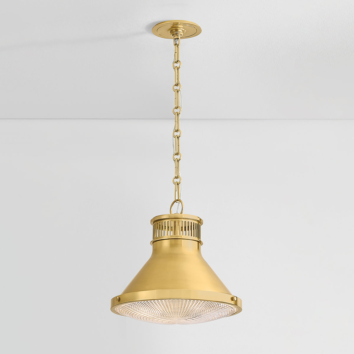 Hudson Valley Highclere 12.75" Pendant in Aged Brass, alternate view 6