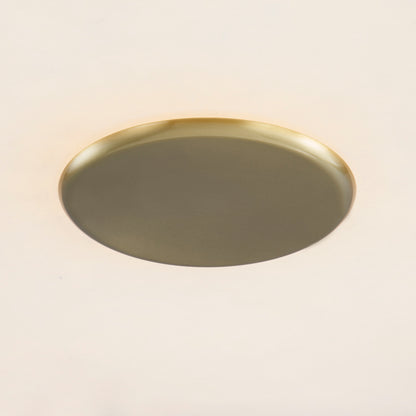 Hudson Valley Highland Falls Flush Mount in Aged Brass, alternate view 2
