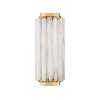 Hudson Valley Hillside Wall Sconce Aged Brass