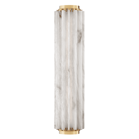 Hudson Valley Hillside Wall Sconce Aged Brass